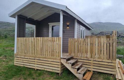 Holmavik Cabin | Relax at Hvammur 6 with a Private Hot Tub & Top Ratings