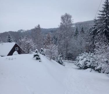 Cesky Jiretin House | Cozy Mountain Retreat with Kitchen and Family-Friendly Amenities