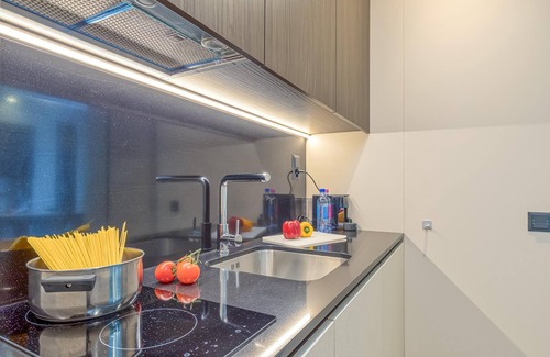 Viganello Apartment | Discover Icon H 305 Suite: Micro-Living with Spa & Kitchen
