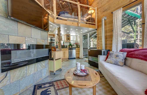 Idaho Springs Cabin | Idaho Springs Cabin with Hot Tub and Serene Surroundings