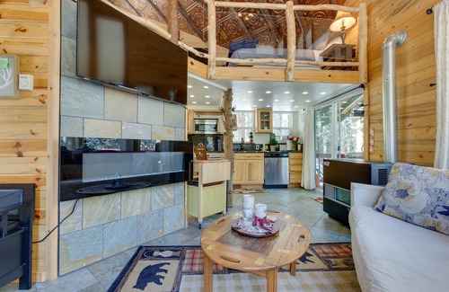 Idaho Springs Cabin | Idaho Springs Cabin with Hot Tub and Serene Surroundings