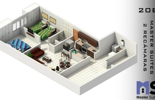 Desarrollo San Pablo Apartment | Ideal Suite for Extended Stays: Family-Friendly Comfort
