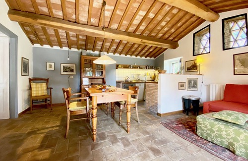 Castel Giorgio Cottage | Serene Holiday Cottage with Pool, Sauna, and Gym Access