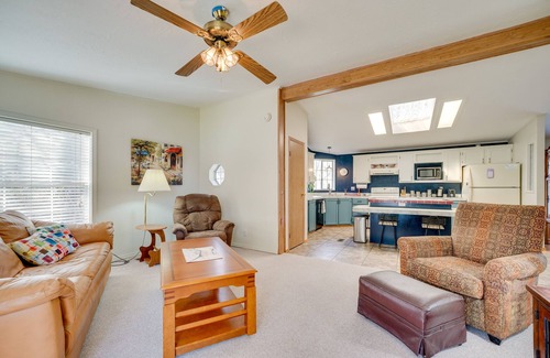 Monitor House | Picturesque Rock Island Retreat with River Views & Spa