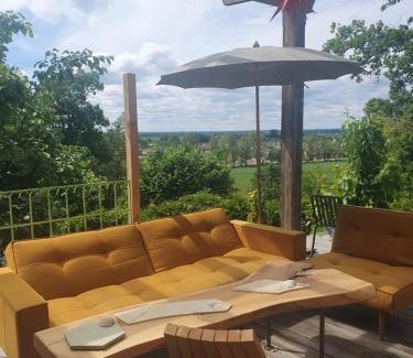 Bach a.d.Donau Apartment | Idyllisches Waldhaus mit Donaublick in Alleinlage
