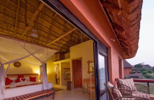 Kasese Cabin | Discover Ihamba Lakeside Safari Lodge: Rated 9.6/10 Stay