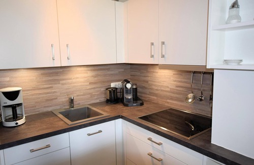 Rantum Apartment | Cozy Open Kitchen & Living Area for Memorable Stays