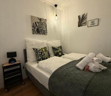 Fallersleben Apartment | Experience FREE LIVING: Tropical Design Apartments with WiFi