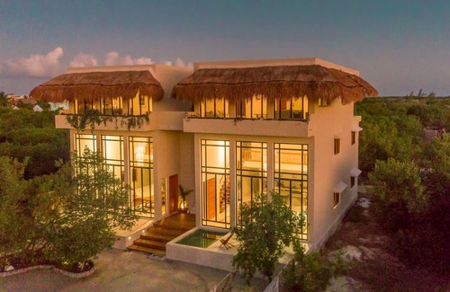 Isla Holbox Apartment | Imox House - Glass Nest #1 with Ocean Views & Spa Retreat