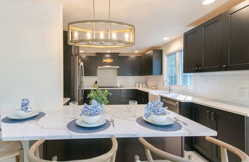 West Brewster House | Dog-Friendly Retreat with In-Ground Plunge Pool & Ocean Views