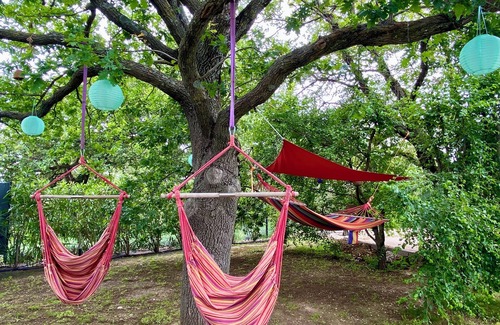Sainte-Cecile-les-Vignes House | Relaxing Retreat Under Oak Trees with Private Pool & Spa