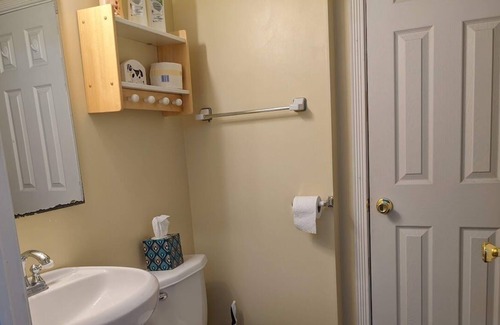 Delafield Apartment | In the heart of downtown Delafield - lower level, keypad-entry, studio apartment