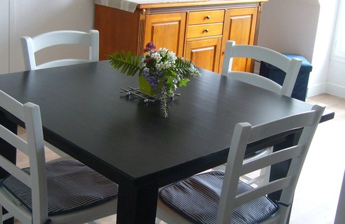 Ile-aux-Moines Apartment | IN THE HEART OF THE GULF - BEAUTIFUL T2 RENOVATED WITH HEATED SWIMMING POOL FOR 4 PEOPLE.