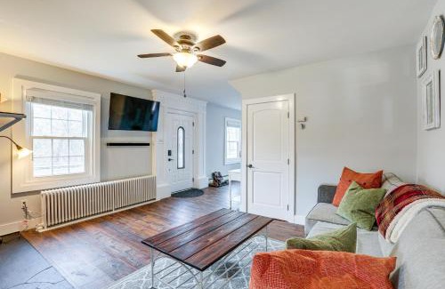 Yardley Apartment | Charming Yardley Retreat - Steps from the River with Hot Tub