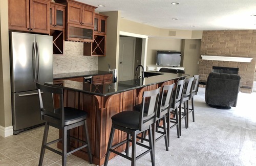 East Leroy House | Experience Lakefront Bliss with Indoor Pool & Pickleball