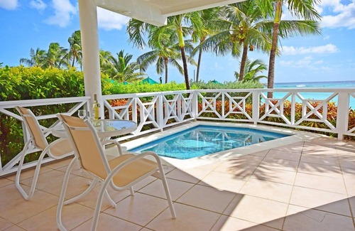 Worthing Apartment | Indramer Condos: Oceanfront Retreat with Private Pool