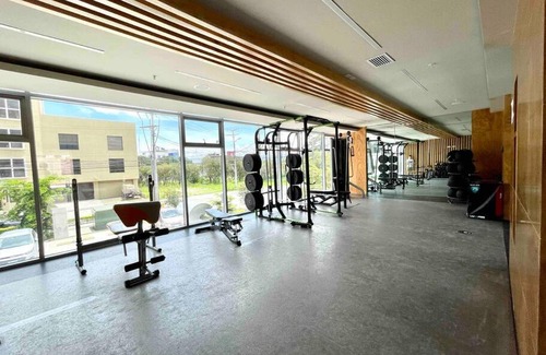 Rohrmoser House | Industrial 2BR with AC, Pool & Sunset Views Await You