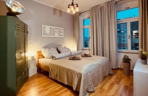 Loebtau Apartment | Stylish Industrial Vibes at Dresden's Family-Friendly Hotel