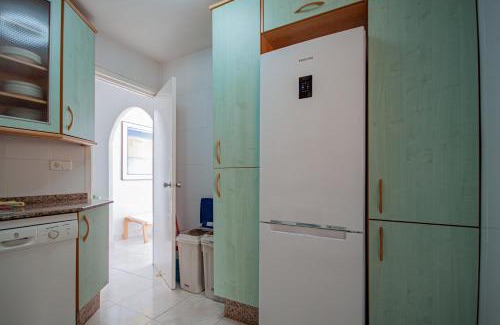 San Javier Apartment | Pet-Friendly Alisios 227: Oceanfront Bliss with Pool