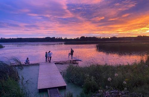 Nowa Wies House | Experience Inny Dom: Family-Friendly with Hot Tub & Kitchen