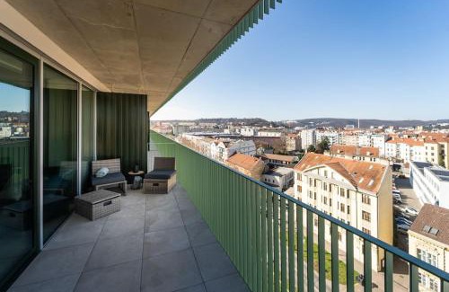 Brno-stred Apartment | Convenient Studio in Brno-Center with Parking Access
