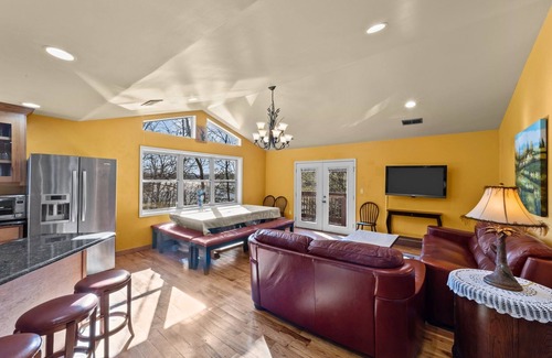 Barium Springs House | Lakefront Mansion: Perfect for Groups with Pool & Theatre