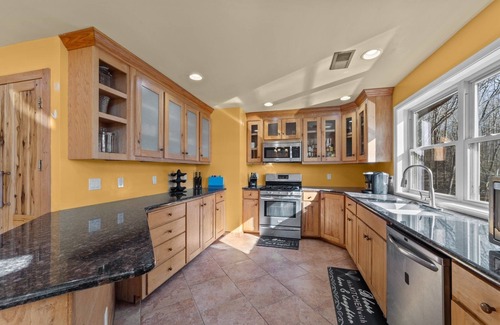 Barium Springs House | Lakefront Mansion: Perfect for Groups with Pool & Theatre