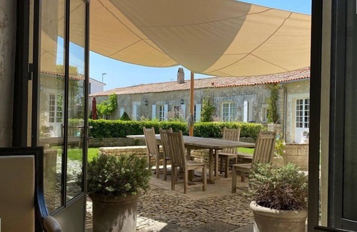 Ars-en-Re House | Unique Monument Stay with Heated Pool and Ocean Views