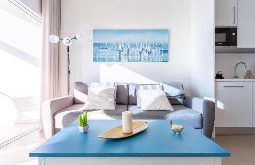 Cala Apartment | Stylish INTEMPO SKY Apartments: Oceanfront with Pool & Spa