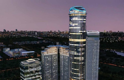 Noida Apartment | Elevate Your Stay at Interstellar View on the 21st Floor