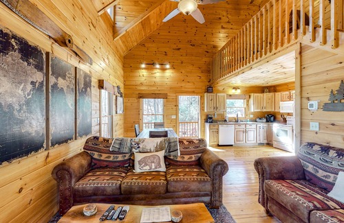 Blue Ridge Cabin | Cozy Dog-Friendly Cabin with Hot Tub & Mountain Views
