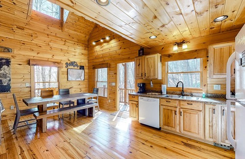 Blue Ridge Cabin | Cozy Dog-Friendly Cabin with Hot Tub & Mountain Views