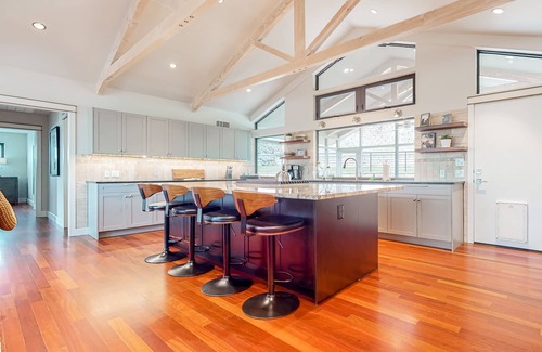 Westwood House | Cozy Retreat with Hot Tub, Enclosed Yard & Full Kitchen