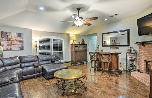 Lewisville House | Cozy Lewisville House with Patio, Grill & Accessibility