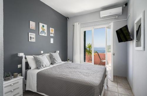 Pirgi Apartment | Cozy Ionian Sea View Apartments at Barbati by Konnect