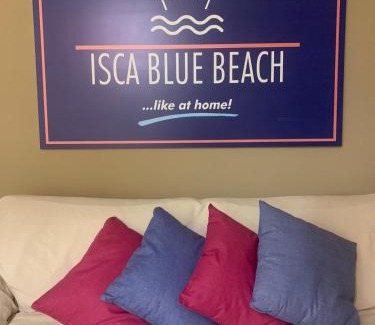 Isca Marina House | Oceanfront ISCA BLUE BEACH Casa with Spacious Outdoor Area