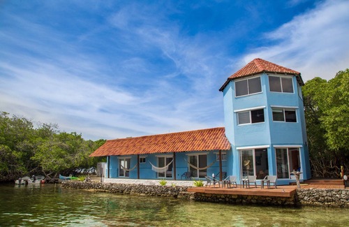 Rosario Islands House | Isla Fragata: Your Happy Getaway with Ocean Views & Spa