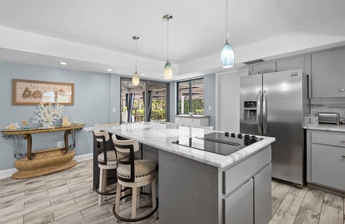 Nokomis House | Island Pool House on Casey Key with Oceanfront Views