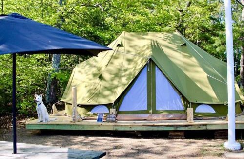 Monmouth House | Family-Friendly Island Tent Overlook with Ocean Views