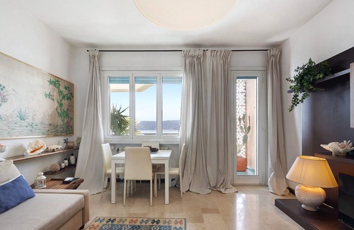 Torre del Mare Apartment | Isola House with a beautiful terrace, amazing sea view and private parking
