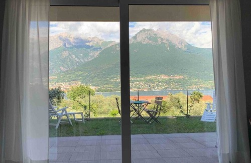 Oliveto Lario Apartment | Relaxing Garden Apartment with Ocean View and Pet Friendly