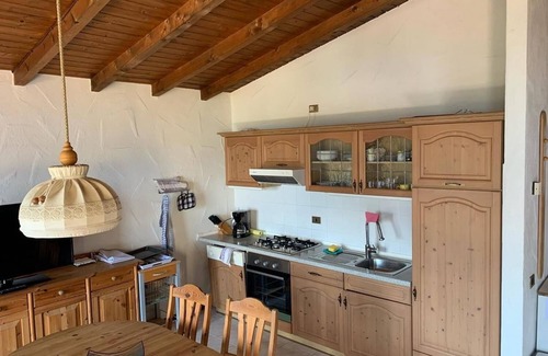 Pino Lago Maggiore Apartment | Elegant 2-Room Apartment with Balcony & Lake View