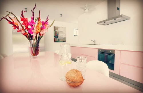 Willemstad Villa | Stylish Villa at Spanish Water Bay with Ocean Views & Gym