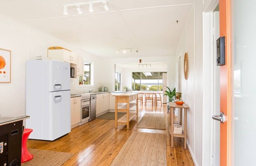 Culburra Beach House | Jack's Culburra: Waterfront Retreat with Cozy Fireplace