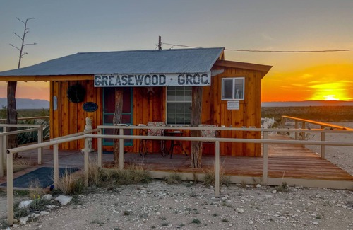 Terlingua Cabin | Guest Rated: Jackass Flats Greasewood Grocery Cabin Getaway