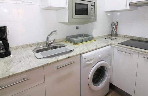 Salou City Centre Apartment | Jaime I: Oceanfront Apartment with Pool & Hot Tub Access