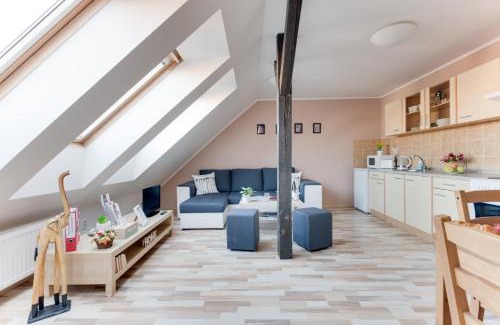 Hostivar Apartment | Cozy Jane's Attic Apartment: 4-Star, Pet-Friendly Retreat