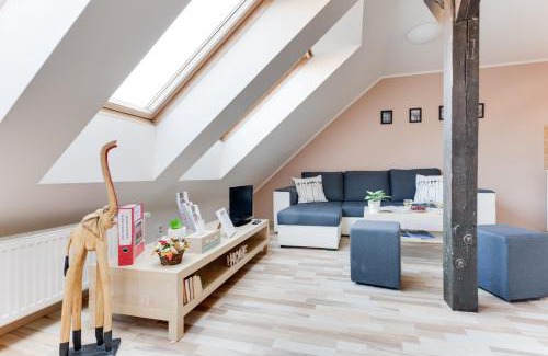 Hostivar Apartment | Cozy Jane's Attic Apartment: 4-Star, Pet-Friendly Retreat