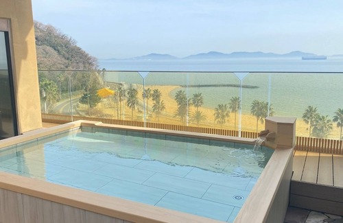 Nishiuracho Hotel | Ocean View Japanese-Style Room for Two in Gamagori