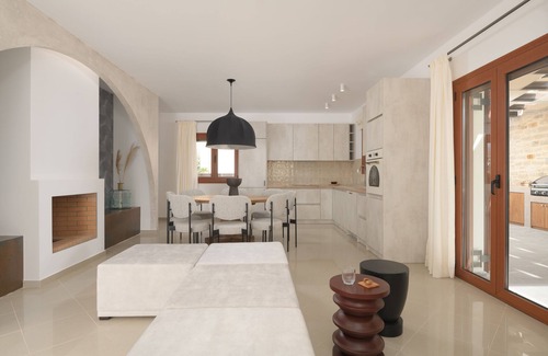 Perama Villa | Jasmine Villa: Curated Design with Ocean View & Pool